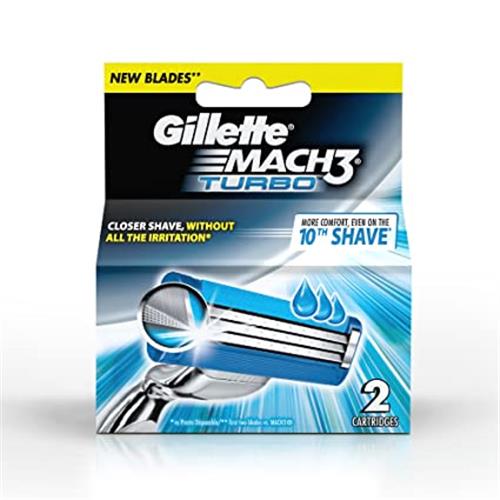 GILLETTE MACH3 TURBO CARTRIDGES 2